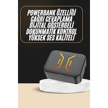Powerbank Bluetooth Kulaklık Oyuncu Kulaklığı Yüksek Ses Kaliteli Siyah