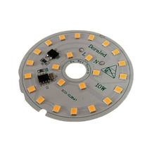 220Volt 10Watt Smd 2835 Ledli Led Modül Gün Işığı 10mm Delik Çaplı 220V 10W Avize Ledi 56mm(3 Adet)
