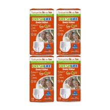 Netkal Freshlife Külot Large Hasta Bezi 4 Paket 120 Adet