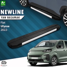 S-dizayn Fiat Ulysse Kısa Şase Newline Aluminyum Yan Basamak 213 Cm 2022 Üzeri A+ Kalite