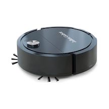 3 In 1 Akıllı Süpürme Robotu Ev Mini Süpürgesi Süpürme Ve Vakumlama Ev Black Siyah