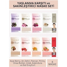 Dermal Ve Sakinleştrici Kolajen Maske Seti 23gr X 8adet