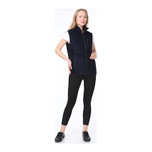 Ghassy Co. Kadın Polar Çok Cepli Trekking Lacivert Spor Yelek - 166217721