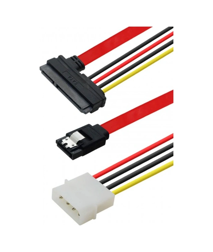 Sata Data15+7 Pin To 7pin Sata 4 Pin Ide Molex Power Kablosu 90cm