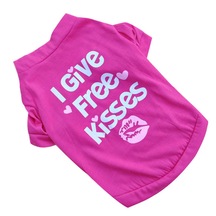 Köpek Ve Kedi İçin Kıyafet I Give Free Kisses Baskılı Sweat Kostüm