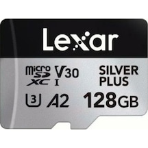 Lexar Silver Plus 128 GB  Micro SD Hafıza Kartı