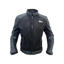 Forte Gt Black Stone Yazlık Motosiklet Mont Gri - Siyah