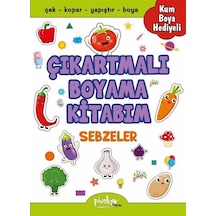 Çıkartmalı Boyama Kitabım - Sebzeler / Buçe Dayı
