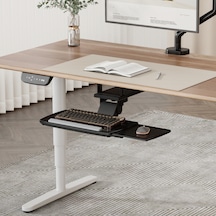 Masa Altı Çekilebilir Ayarlanabilir Ergonomik Klavye Rafı