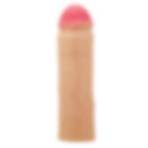 Odinsshop 5 Cm Dolgulu Premium Ten Rengi Silikon Penis Kılıfı