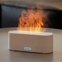 Ankatek Masaüstü Yedi Renkli Volkanik Aroma Difüzörü, Usb Nemlendirici 01, Enerji Dolu Kavanoz - 1.0 Ahşap Yeşil