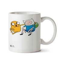 Finn E Jake - Hora De Aventura İki Tarafı Baskılı Kupa Bardak Çok Renkli