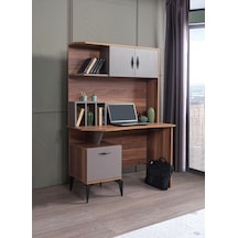 Defne Aynalı Kitaplıklı Çalışma Masası 110*60*165cm