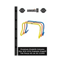Premium Zindelik Çalışma Güç Scx-1214 Zıplama Engelli Tek Parça 45 Cm Sc-11545 Çok Renkli