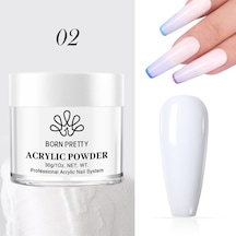 Born Pretty Akrilik Toz 02 White 56341