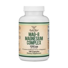 Double Wood Magnesium Mag-8 Complex 180 Capsules 436mg Eleme...