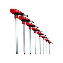 İzeltaş Yuvarlak Başlı T Tipi Allen Anahtar Takımı 8 Parça Mm