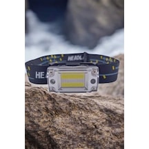 Kafa Lambası Led Fener Pratik Taşınabilir Ayarlanabilir Usb Şarjlı Çok Renkli