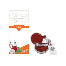 Sarff Yuvarlak Kancalı Lüx Kırmızı Yoyo Blister - 2adet