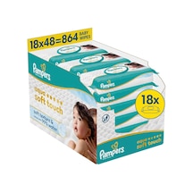 Aqua Soft Touch 18x48 864 Adet Bebek Islak Mendili