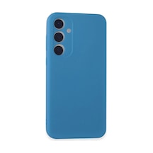 Samsung Galaxy A55 5g Kılıf First Silikon - Mavi Çok Renkli