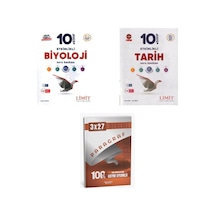 2027 Limit 10. Sınıf Etkinlikli Biyoloji Maarif + Tarih Soru + Anla Kazan Paragraf Deneme 3'lü Set