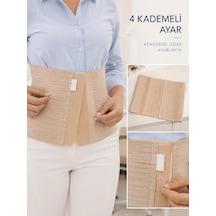 Kadın Abdominal Korse 26 Cm Karın Ve Bel Bölgesi 4 Kademeli Ayarlanabilir Korse