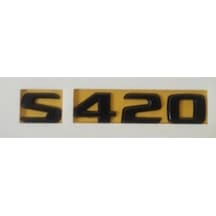 Mercedes Uyumlu Yazı S 420 Siyah