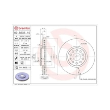 Vw Tiguan Fren Diski On 2016-2020 Brembo 09b63511 2adettir
