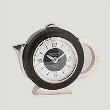 Vitale Metal Sılver Black Çaydanlık Saat 6 20 17 C