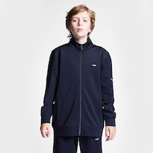 Lescon Lacivert Çocuk Fermuarlı Sweatshirt 25s-3249-25n