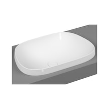VitrA Frame 5653B401-0016 Tezgah Üstü TV Lavabo Mat Beyaz 58 CM