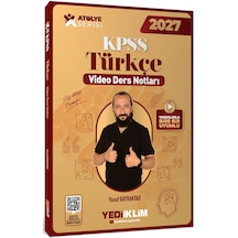 Yediiklim Yayınları 2027 Kpss Atölye Serisi Genel Yetenek Türkçe Video Ders Notları