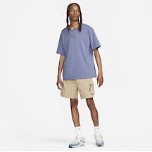 Nike Sportswear Tech Pack Men's Short-sleeve Dri-fıt Top Unisex Pamuklu Tişört Fb4395-491 Açık Mavi
