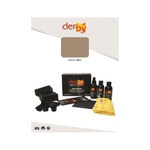 Koyu Bej Deri Döşeme Ve Direksiyon Boyama Ve Yenileme Seti - 3'lü Set