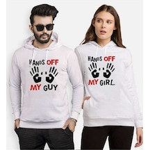 Tshirthane Hands Off Sevgili Kombinleri Kapüşonlu Kombini