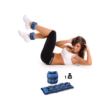 Spor Byfit 1 Kg x 2 Adet El veya Ayak Bileği Ağırlığı mavi