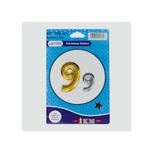 Sarı - 153 - Renkli 40x100 Rakam Folyo - Nazblsmm - Balon 9