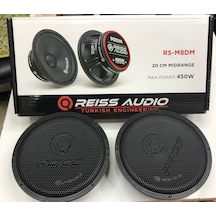 Reıss Audio 20Cm Midrange Ciftti 800Wat 350Rms İki Adet