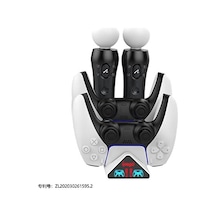 Ps5 Uyumlu 4in1 Joystick Şarj İstasyonu Çok Fonksiyonlu Gamepad Hareket Denetleyicisi İçin Type-c Girişli Şarj Standı Led Işık Göstergeli Play Station 5 Kol Şarj Pg-5011 -