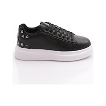 Benetton Bni-12098 Kadın Sneaker Ayakkabı Siyah Beyaz