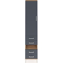 Arges Dolap 4 Raflı 4 Çekmeceli Tek Kapaklı 44x30x221 Çam-ant... Çam Arges Dolap 4 Raflı 4 Çekmeceli Tek Kapaklı 44x30x221 Çam-ant... Çam