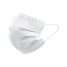 3 Katlı Lastikli Telli Kokusuz Cerrahi Maske 50'Lik Kutu Beyaz