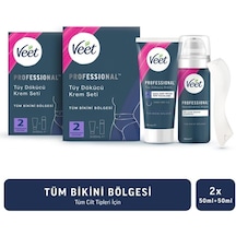 Veet Professional Bikini Bölgesi Tüy Dökücü Krem Seti 4 x 50 ML