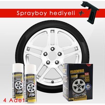 Jant Folyo 4Lü Set - Parlak Beyaz