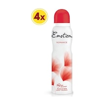 Emotion Romance Kadın Sprey Deodorant 150 ML x 4