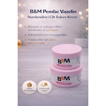 B&m Pembe Vazelin Nemlendirici Cilt Bakım Kremi Çok Amaçlı Vazelin 2 Adet