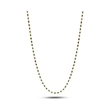 Debora Jewelry 14 Ayar Altın Siyah Mineli Dizme Kolye