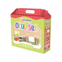Childgen Okul Set Çok  Renkli