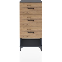 Arges Dolap 3 Çekmeceli 60x30x134 Antrasit-çam Antrasit
